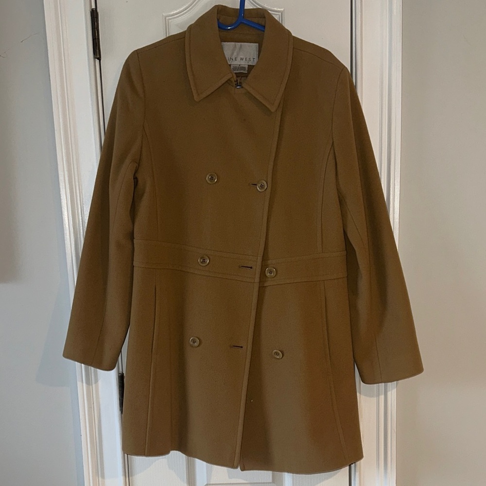 Nine West Women's Tan Pea Coat
